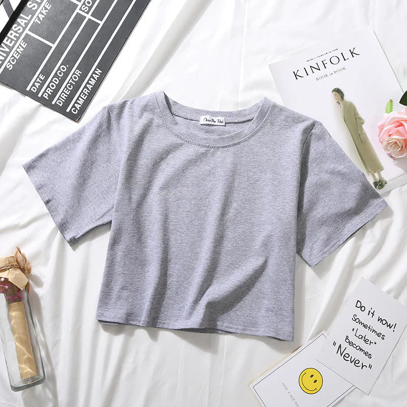 Women Essential Crop T-Shirt CH # 344