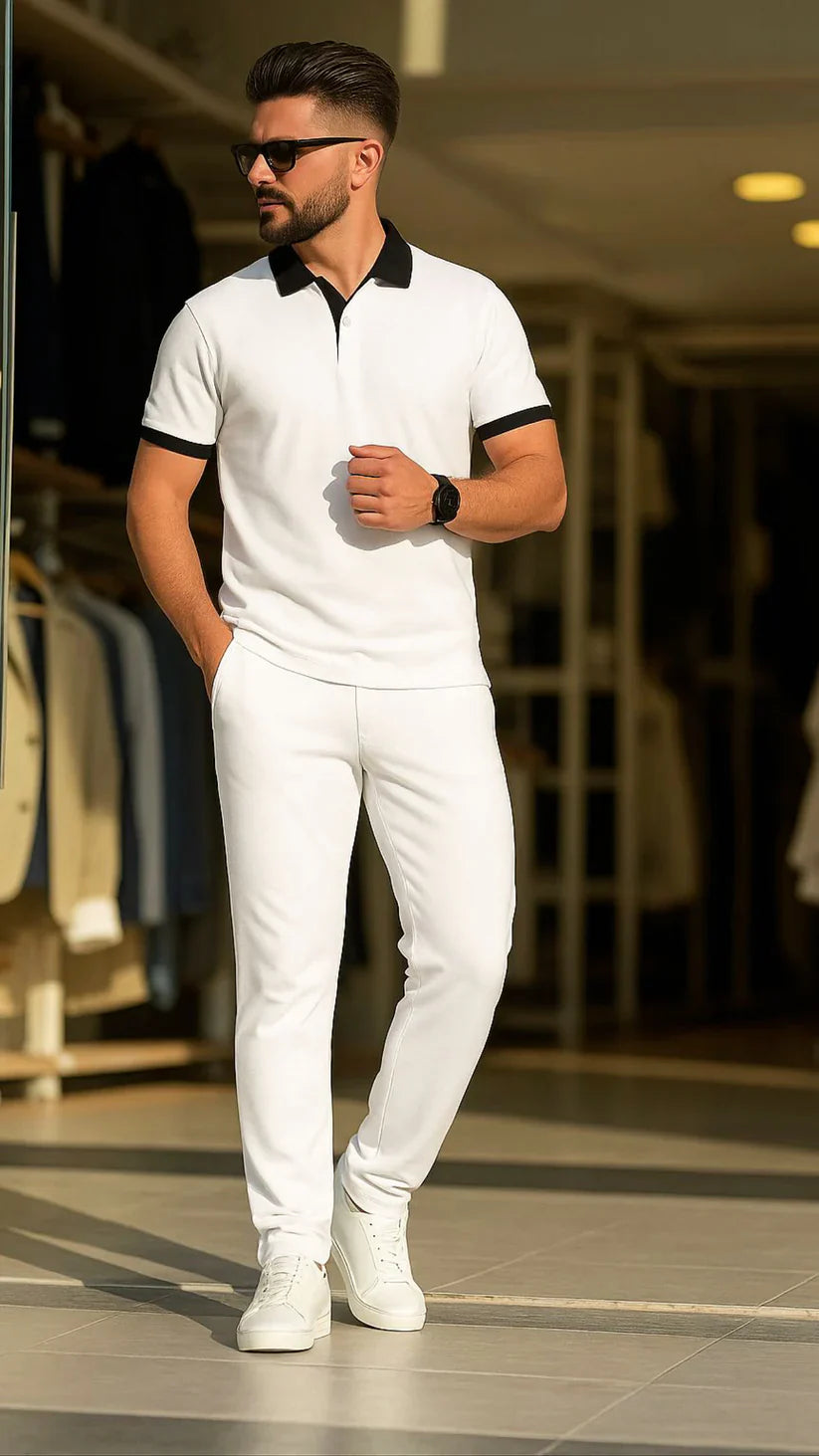 LI-51 Premium Collar Tee & Trouser Set – by MasterMindswear