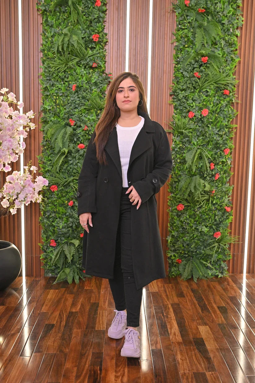 CH-489 MasterMindswear Coat Style Collared Tile Dress