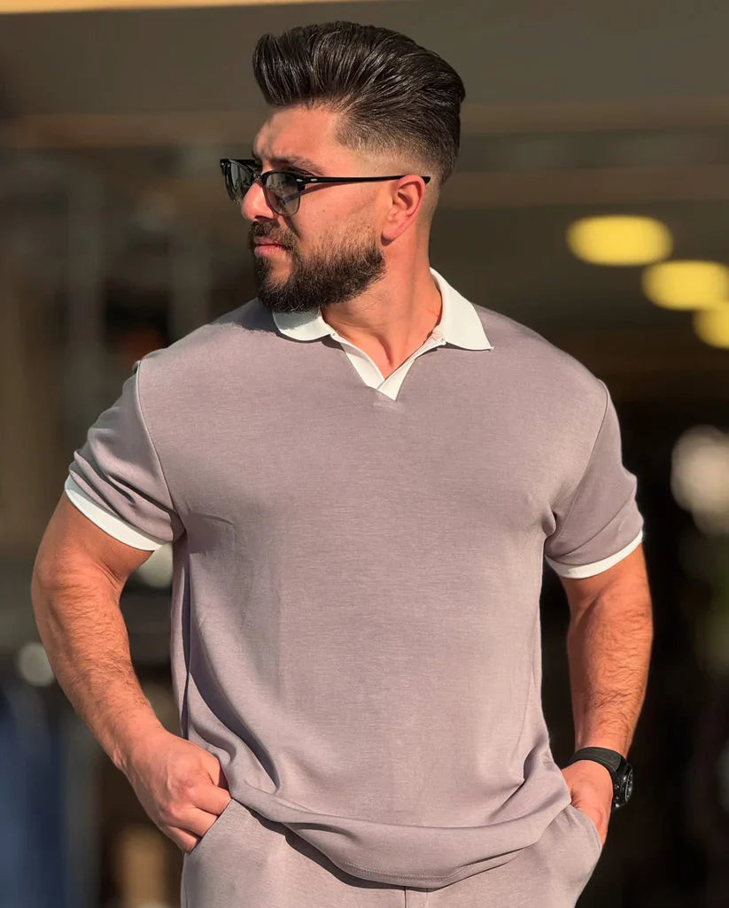LI-51 Premium Collar Tee & Trouser Set – by MasterMindswear