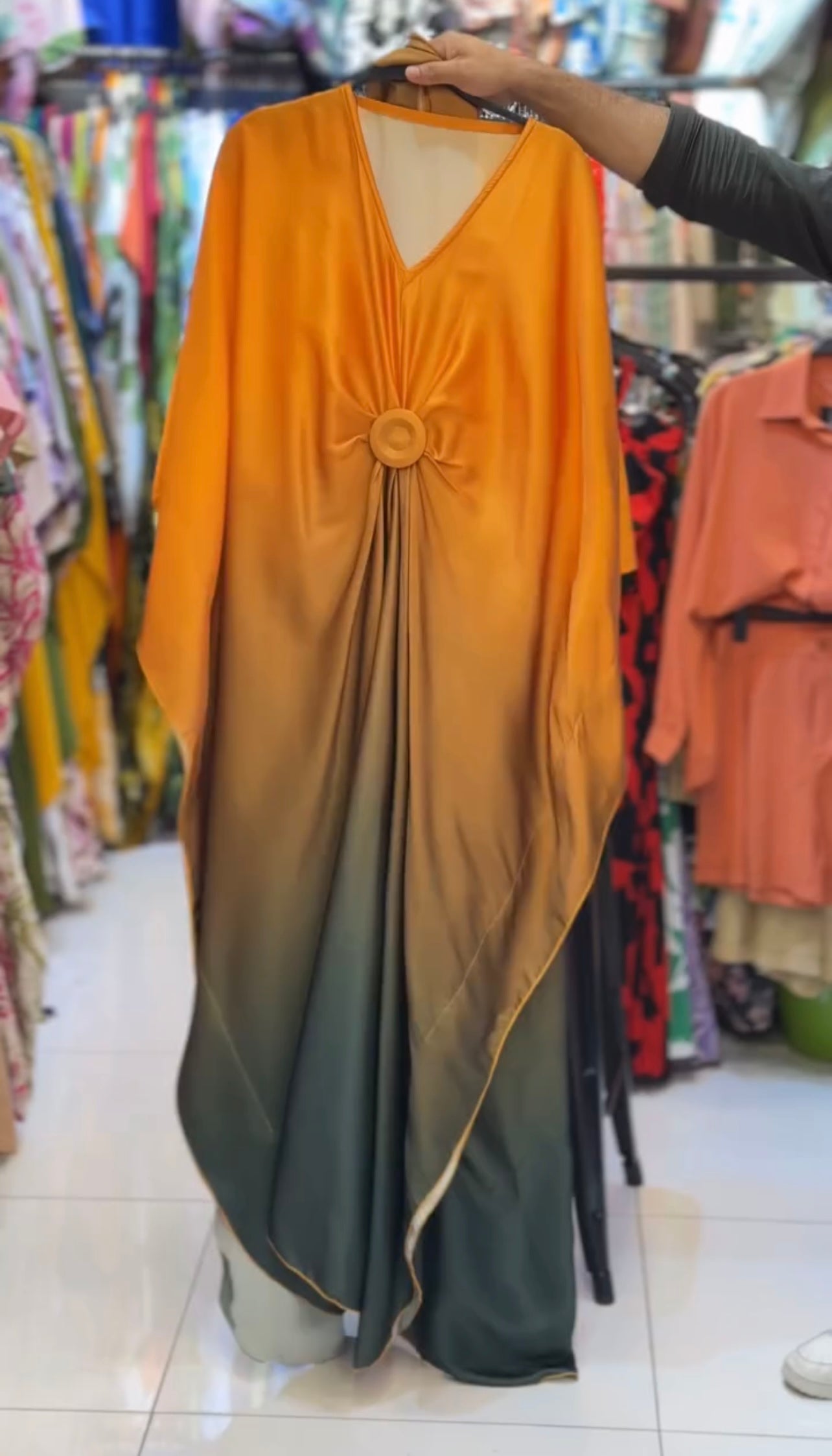 CH-537 MasterMindswear Double Tone Kaftan