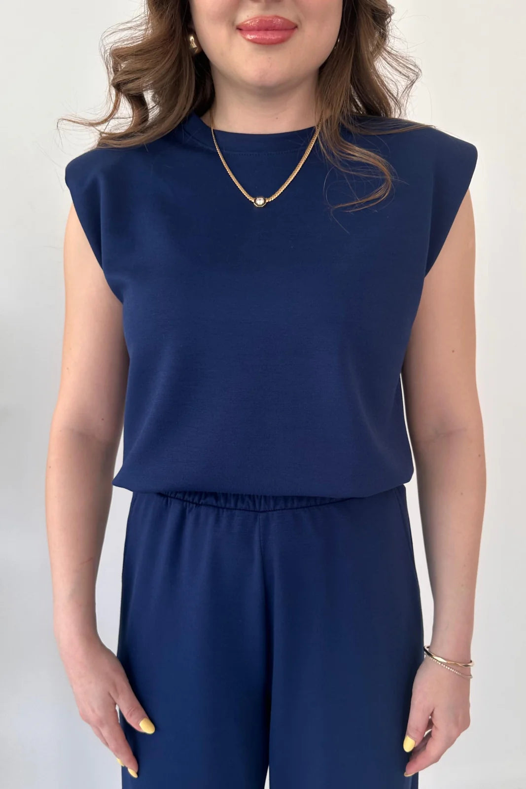 CH 561 Straight Trouser With Sleeveless Top - MasterMindswear