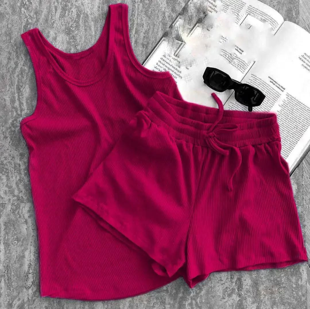 CH-542 MasterMindswear Summer Tank top and Short For Women Regular