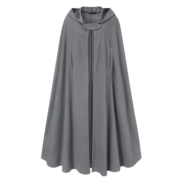 Women's stylish long cape cloak hooded Coat Hoodies PonchoWarm Cosplay Outwear CH-330