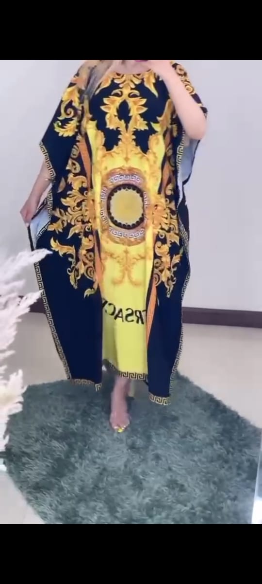 CH-409 MasterMindswear Long Artistic Shamoz Silk Kaftaan