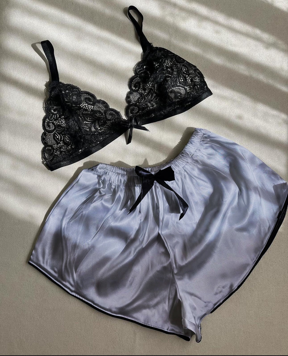 P-67 MasterMindswear Silk Short With Net Bra Night Wear Set