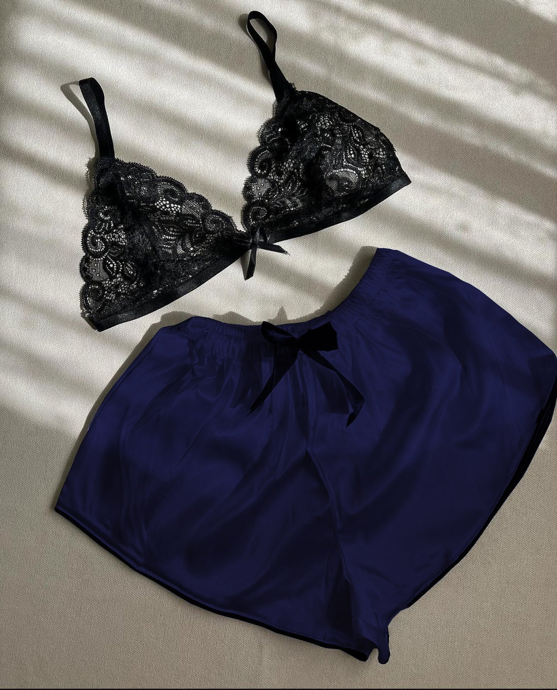 P-67 MasterMindswear Silk Short With Net Bra Night Wear Set
