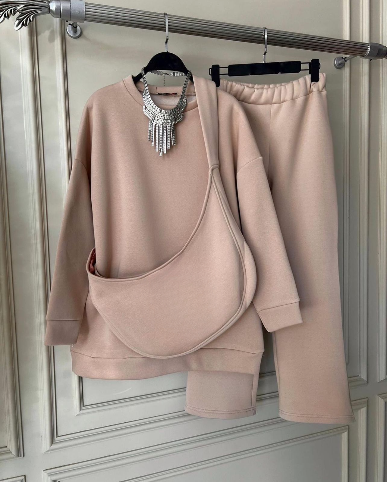 CH 391 MasterMindswear Carryall Winter Fleece Co Ords Set SweatShirt + Trouser + Bag