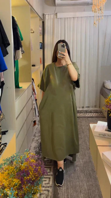 CH-460 MasterMindswear Long Loose Plain Top Tee
