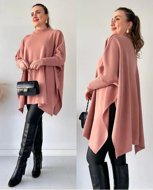 CH-395 MasterMindswear Batwing Style Fleece Shawl Poncho