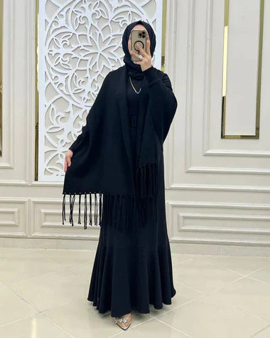 Ch#498 MasterMindswear Free Flow Fleece Poncho
