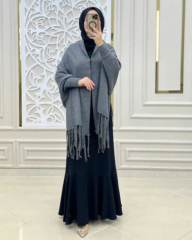 Ch#498 MasterMindswear Free Flow Fleece Poncho