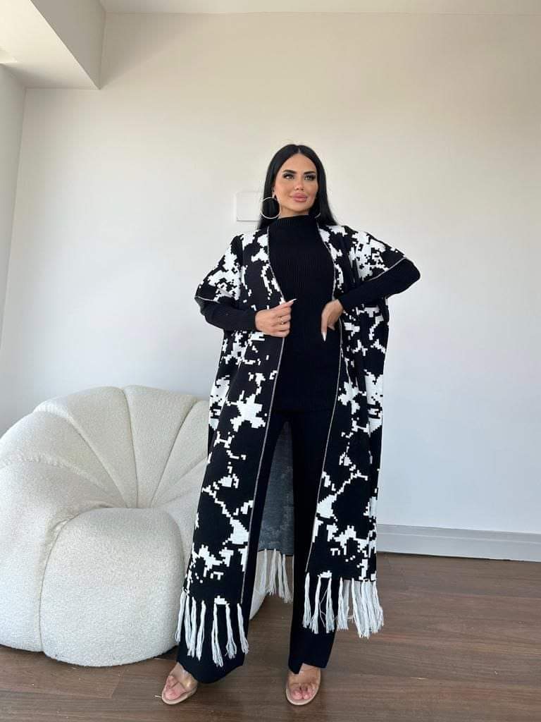 CH # 387 MasterMindswear Ready-to-Wear 3 Piece Dress High Neck + Upper + trouser