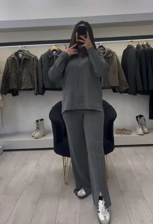 CH-522 MasterMindswear Bootcut Style Fleece Co-ord Set For Winters