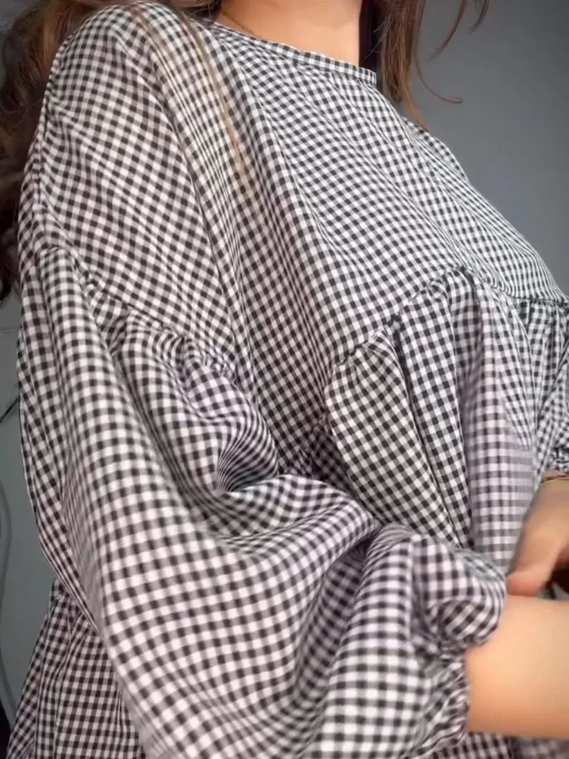 CH 552 Classic Checkered Cotton Co-ord Set-Mastermindswear