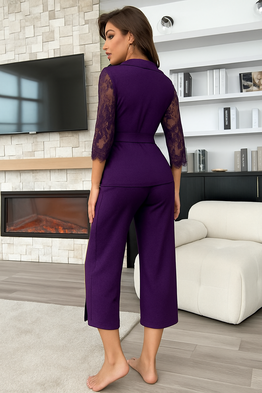 P-74 Lace Whisper 2-Piece Elegance Set |MasterMindswear