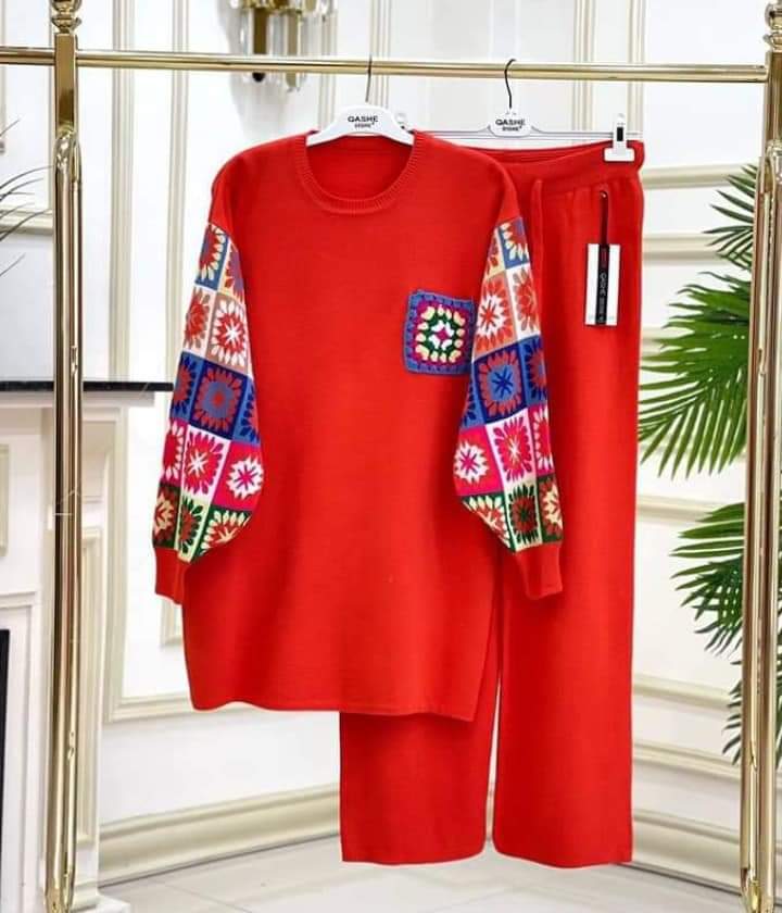 CH-321 Pcs Printed Fleece Co ord Set