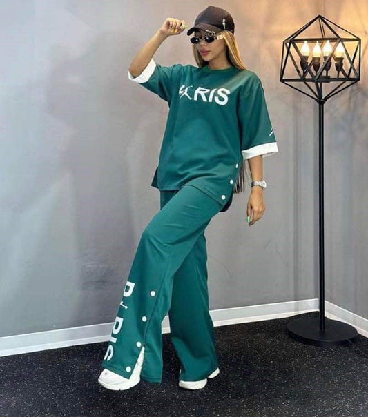 CH # 365 Baggy Jersey Co-Ords For Unmatched Relaxation