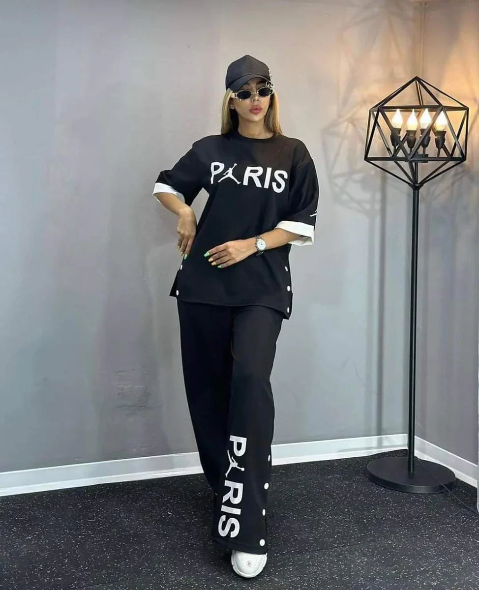 CH # 365 Baggy Jersey Co-Ords For Unmatched Relaxation