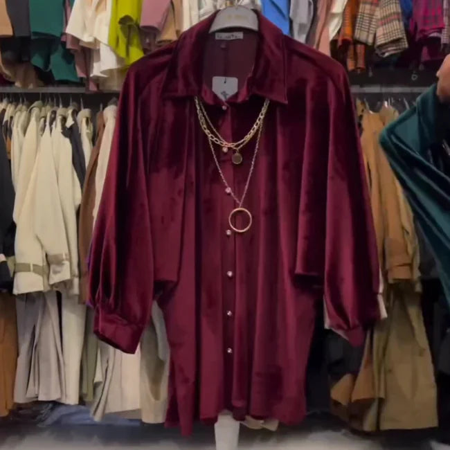 MasterMindswear Luxe Velvet Top