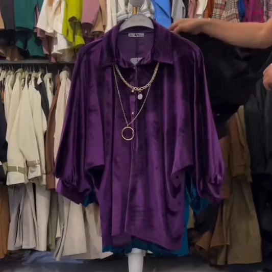 MasterMindswear Luxe Velvet Top