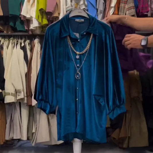 MasterMindswear Luxe Velvet Top