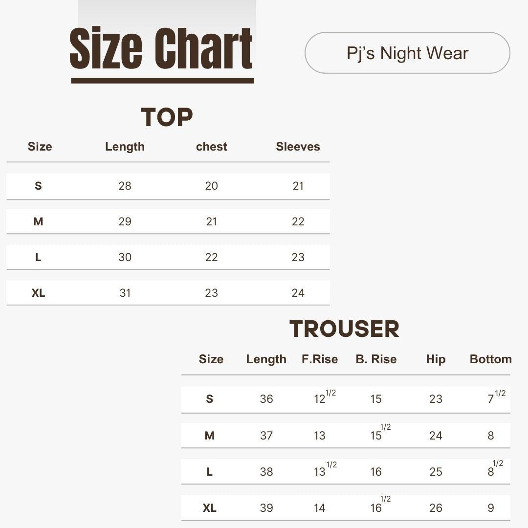 MasterMindswear Pjs Silk Full Sleeves Nightwear