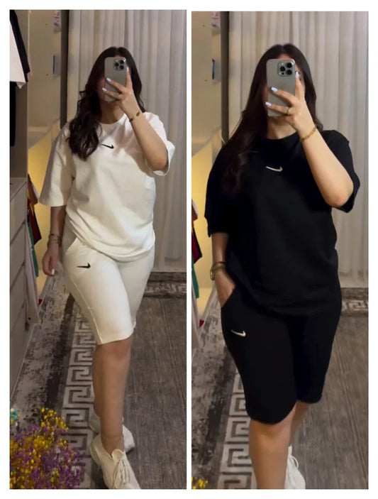 Ch-462 MasterMindswear Lounge Top & Short Set For Women
