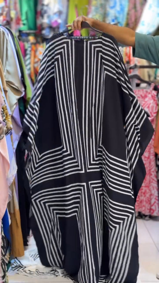 CH-533 MasterMindswear Silk Kaftaan Dress