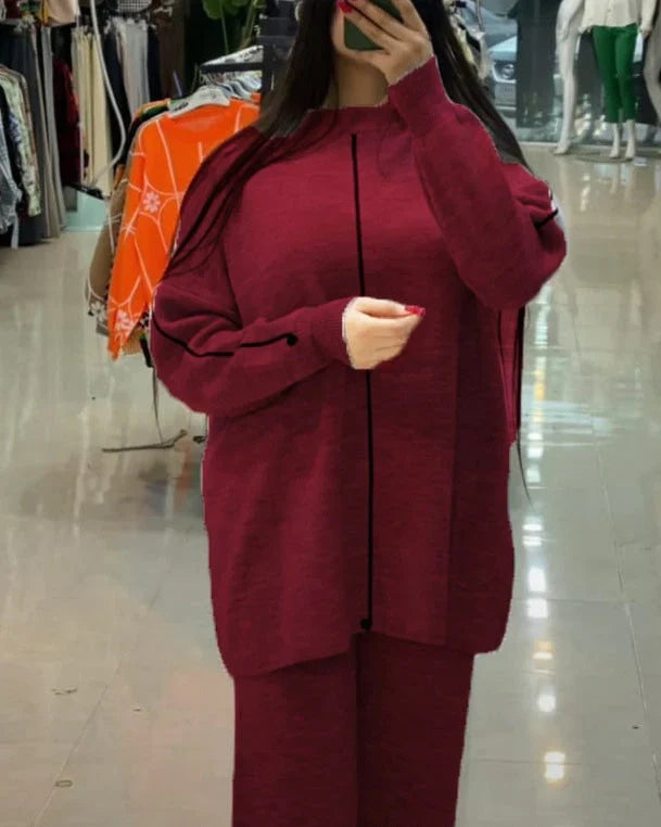 LY-18 MasterMindswear STRIPE DESIGN WINTER CO-ORD SET