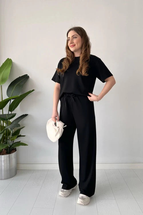 CH 541 Straight Trouser Tee Lounge Wear Set - Mastermindswear