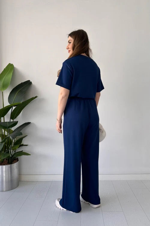 CH 541 Straight Trouser Tee Lounge Wear Set - Mastermindswear