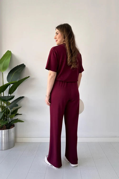 CH 541 Straight Trouser Tee Lounge Wear Set - Mastermindswear