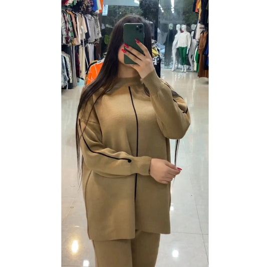 LY-18 MasterMindswear STRIPE DESIGN WINTER CO-ORD SET