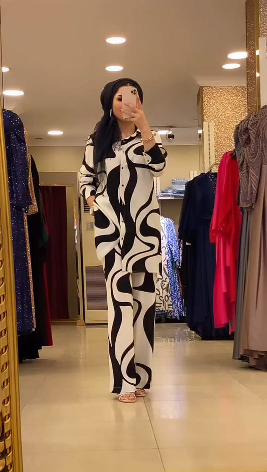 CH-405 MasterMindswear 2 Pcs Printed Outfit