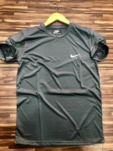 Pack of 03 Men Dry Fit T-Shirt Solid Round Neck  Blend Multicolor