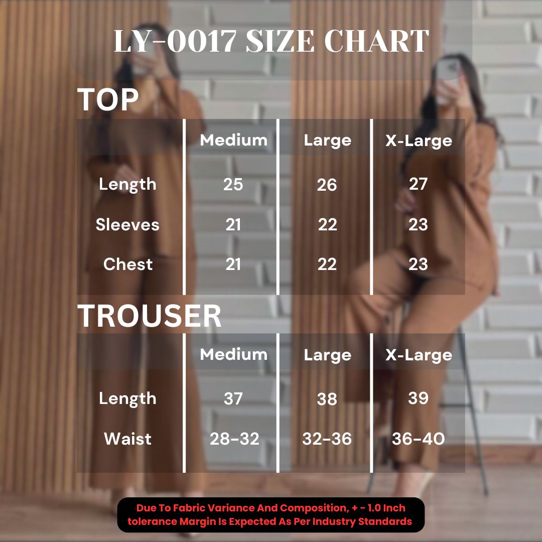 LY-17 MasterMindswear WOMEN LUXURY CO-ORD SET ( 11/11 SALE)