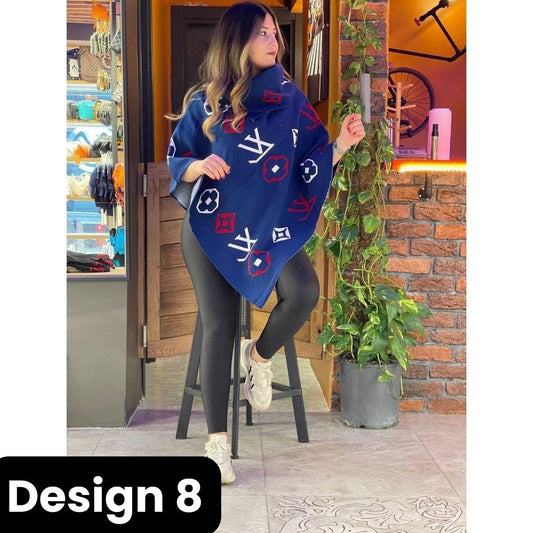 D-08 MasterMindswear Poncho Winter Free Fall Fleece