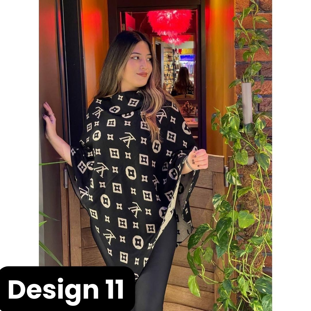 D-11 MasterMindswear Poncho Winter Free Fall Fleece