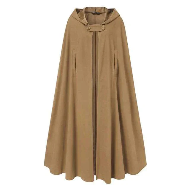 Women's stylish long cape cloak hooded Coat Hoodies PonchoWarm Cosplay Outwear  CH-330