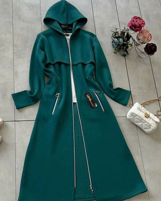 LY-25 MasterMindswear Oversize Long Hooded Fleece Upper Coat
