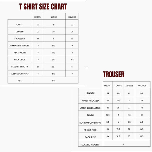 Men's 2 Pcs T-Shirt & Trouser Set Z-9