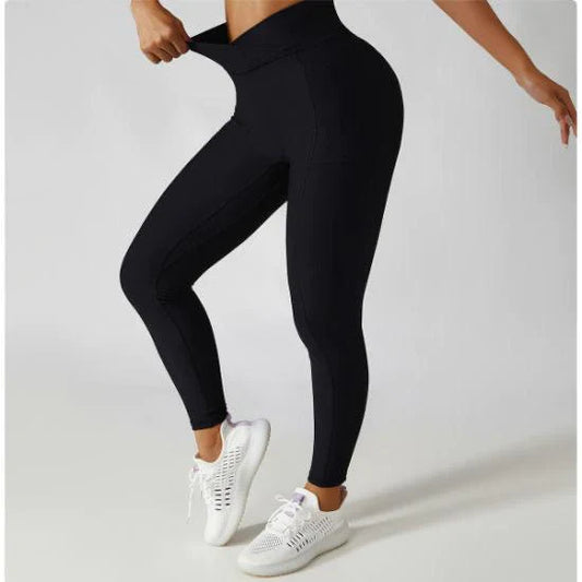 PLAIN YOGA FITNESS TIGHTS GYM WEAR