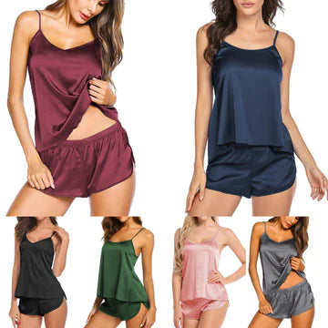 SILK CAMI SET CHK # P36