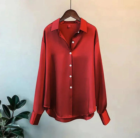 Silk Front Button Shirt P-51
