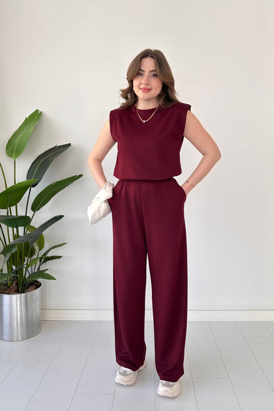CH 561 Straight Trouser With Sleeveless Top - MasterMindswear